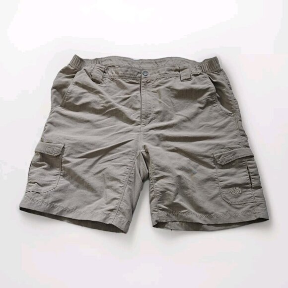 The North Face Shorts Mens XL Beige Cargo Utility Nylon Pockets Outdoor Gorpcore - Picture 8 of 16